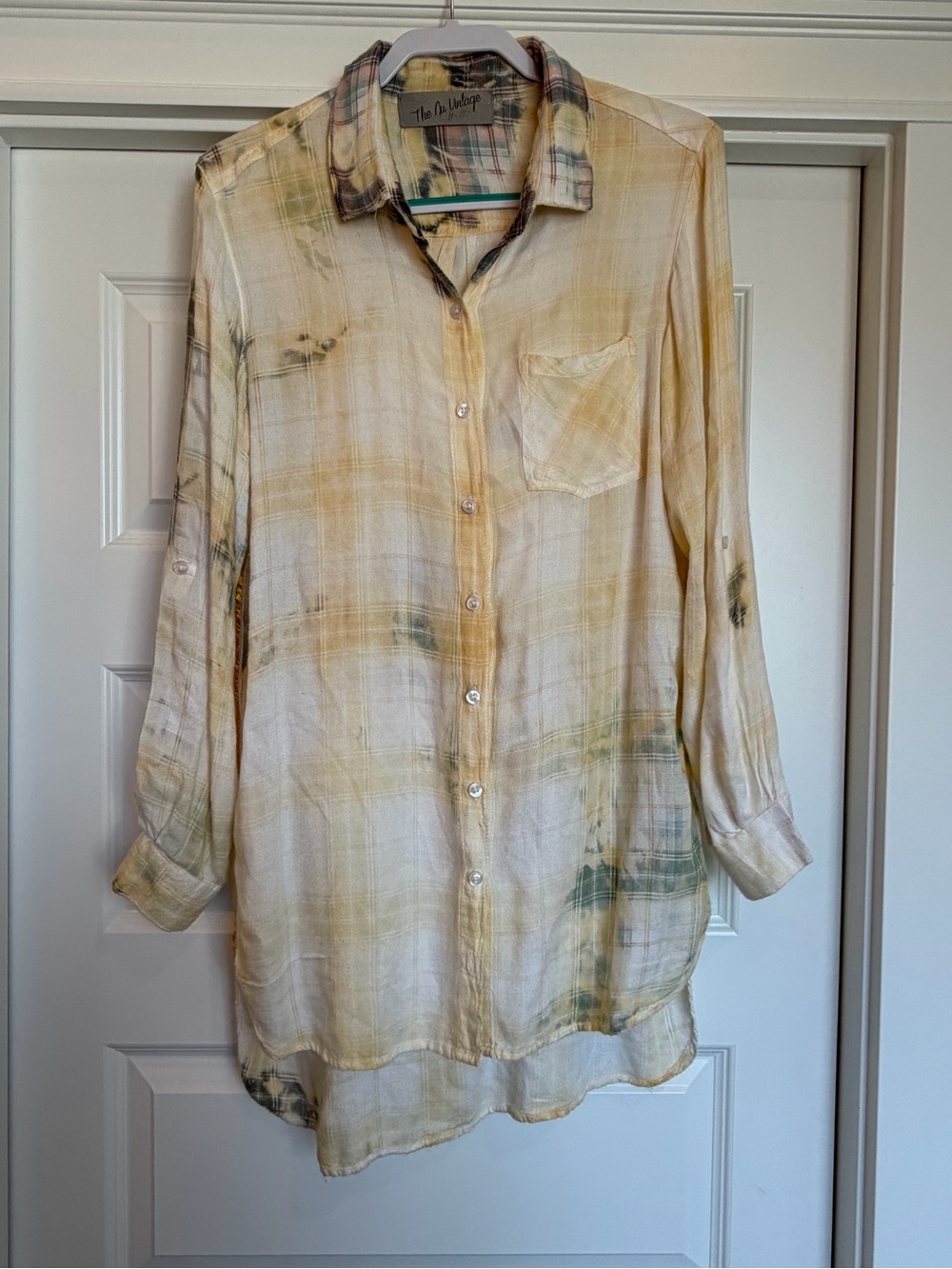 The Nu Vintage Yellow Plaid Button-Down Shirt - Be Yourself